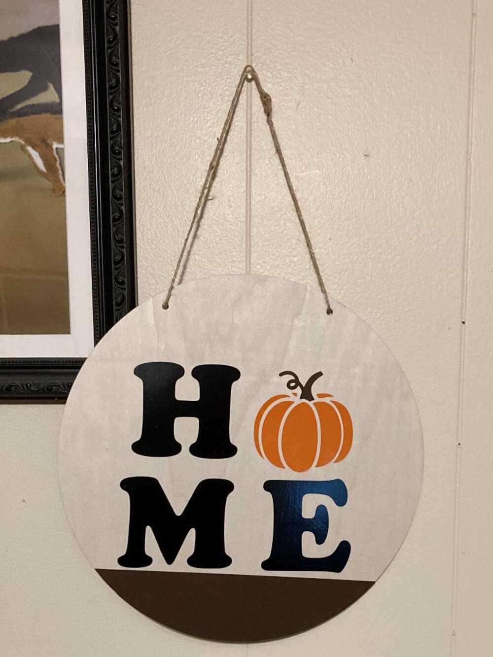 Handcrafted Autumn Home Sign